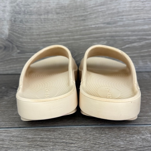 Oofos OOahh Women’s Sz 6/EU 37 Nomad Cream Foam Slip On Slide Recovery Sandals - Picture 4 of 13